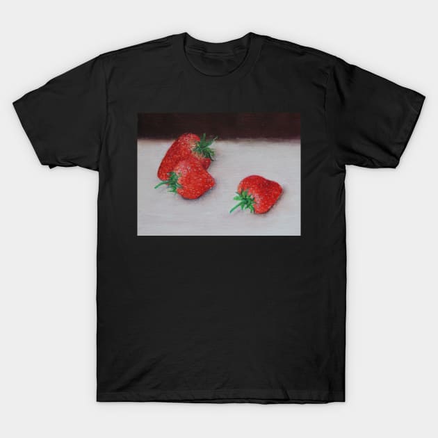 Strawberries T-Shirt by AlexaZari